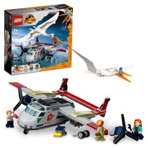 LEGO Jurassic World Quetzalcoatlus Plane Ambush Set 76947, with Dinosaur Toy Fig
